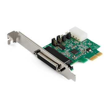 StarTech 4-port PCI Express RS232 Serial Adapter Card - PCIe RS232 Serial Host Controller Card Main Product Image