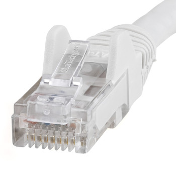 StarTech 15m CAT6 Ethernet Cable - White CAT 6 Gigabit Ethernet Wire -650MHz 100W PoE Product Image 2