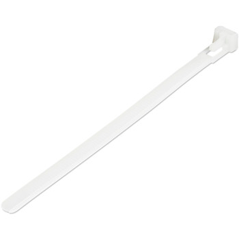 StarTech 6in(15cm) Reusable Cable Ties - 1/4in(7mm) wide - 1-3/8in(35mm)  Main Product Image