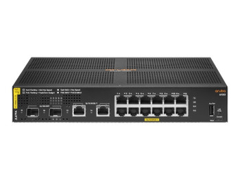 HPE Aruba 6100 12G CL4 POE+ 2SFP+ 139W Switch  Main Product Image