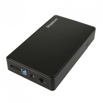 Simplecom SE325 Tool Free 3.5in SATA HDD to USB 3.0 Hard Drive Enclosure - Black Enclosure Main Product Image