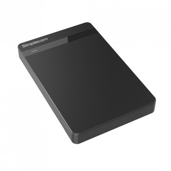 Simplecom SE203 Tool Free 2.5in SATA HDD SSD to USB 3.0 Hard Drive Enclosure - Black Enclosure Main Product Image