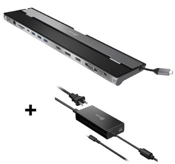 J5Create JCD543 USB-C Triple Display Docking Station (USB-C to VGA/HDMI/DP - RJ45 - SD card - USB-A x 3 - USB-C x 1 - USB-C PD) Main Product Image