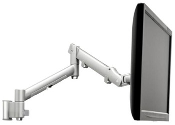 Atdec AWMS-DW6 Spring-assisted single display wall mount Black Main Product Image