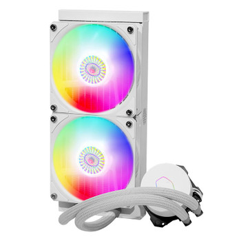 Cooler Master MasterLiquid ML240L V2 ARGB AIO Liquid CPU Cooler - White Product Image 2