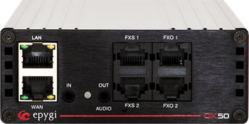 Epygi QX50 IP PBX - 2x FXO & 2x FXS - 16x SIP Ext Main Product Image