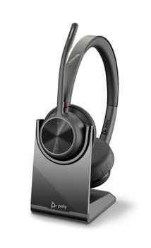 Poly Voyager 4320 UC Stereo Bluetooth Headset with Charge Stand - USB-C Main Product Image