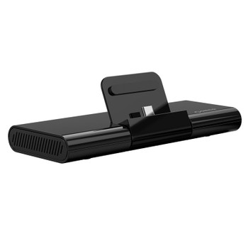 Orico XC-401 6-in-1 USB-C Multiport Docking Station with Phone Stand - Black Main Product Image