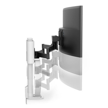 Ergotron Trace Single Monitor Desk Mount - White Product Image 2