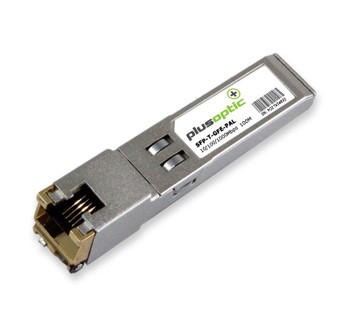 PlusOptic Palo Alto compatible 10/100/1000Mbps, Copper SFP, 100M Transceiver, RJ-45 Connector for Copper | PlusOptic SFP-T-GFE-PAL Main Product Image