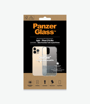PanzerGlass ClearCase Apple iPhone 13 Pro Max - ClearCase (0314) - Scratch resistance - Anti-Yellowing - Weather resistant - Military grade standard Main Product Image