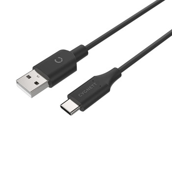 Cygnett USB-C 2.0 to USB-A Cable (1m) - Black (CY2728PCUSA) - Supports 3A/60W fast charging - Power - Charge & Sync your USB-C device - Fast data transfer Product Image 2