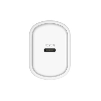 Cygnett 25W USB-C Wall Charger - White (CY3673PDWLCH) - Compatible with Samsung PPS Super-Fast Charging - Small - light and portable design Product Image 2