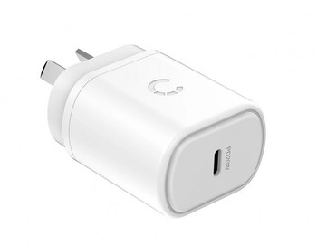 Cygnett Powerplus 20W USB-C PD Wall Charger - White (CY3612PDWCH) - Delivers Fastest Charging Speed For Iphone 12 & 13 Series - 20W USB-C Power Delivery Main Product Image