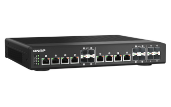 QNAP QSW-IM1200-8C 12-Port 10GbE SFP+ Layer 2 Managed Rackmount Switch Main Product Image