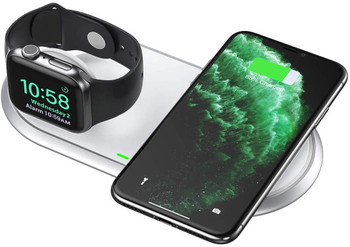 Choetech T317 2-in-1 Dual Wireless Charger Pad (MFI Certified) Main Product Image