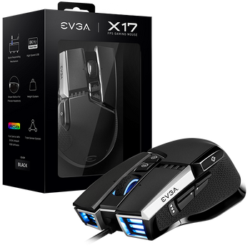 EVGA X17 Optical Gaming Mouse Main Product Image