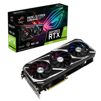 Asus nVidia GeForce ROG-STRIX-RTX3050-8G-GAMING RTX 3050 8G GDDR6 - PCIe 4.0 - 2xHDMI 2.1 - 3xDP 1.4a Main Product Image