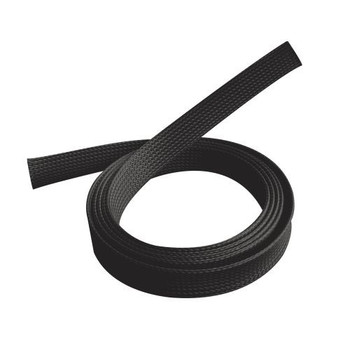 Brateck Braided Cable Sock (40mm/1.6in Width) Material Polyester Dimensions1000x40mm -- Black Main Product Image