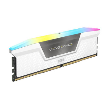 Corsair Vengeance RGB 32GB (2x 16GB) DDR5 6200MHz C36 Memory - White Product Image 2