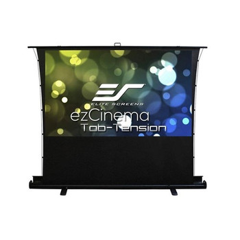 Elite Screens 74 Portable 169 Pull-Up Projector Screen Tab Tension Compatibile With Ust Main Product Image