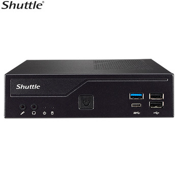 Shuttle DH610 XPC Slim 1L Barebone - H610 - LGA1700 - 2x DDR4 SODIMM - 1x NVMe M.2 - 1x 2.5in - HDMI + 2x DP - RS232 - 2.5Gbe Main Product Image