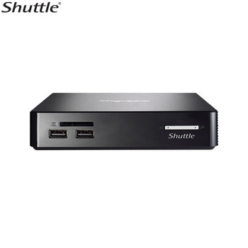 Shuttle NS02AV2 XPC Nano 0.57L NUC - RK3368 Octa Core - 2GB RAM - 16GB eMMC - 1x 2.5in Bay - 1x 10/100 LAN - WL-N + BT4.0 - VESA - HDMI - Android 8.1 Main Product Image