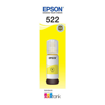Epson T522 Yell EcoTank Bottle Main Product Image