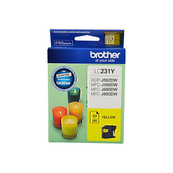 Brother LC231 Yellow Ink Cart Main Product Image