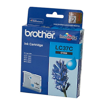 Brother LC37 Cyan Ink Cart Main Product Image