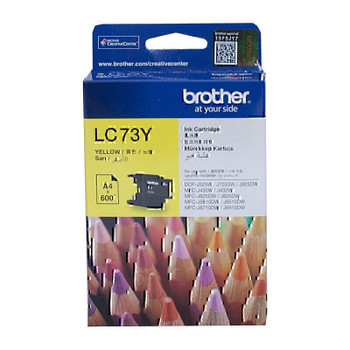 Brother LC73 Yellow Ink Cart Main Product Image