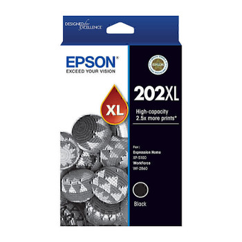 Epson 202XL Black Ink Cart Main Product Image