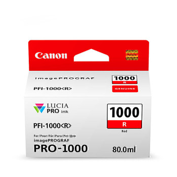 Canon PFI1000 Red Ink Cart Main Product Image