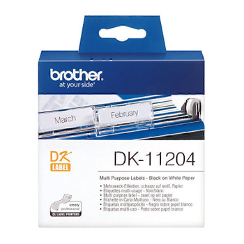 Brother DK11204 White Label Main Product Image