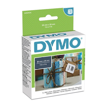 Dymo LW 25mm x 25mm White Main Product Image