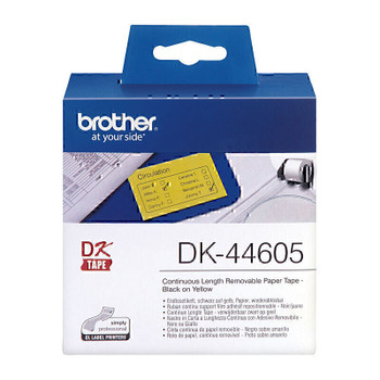 Brother DK44605 Yellow Roll Main Product Image