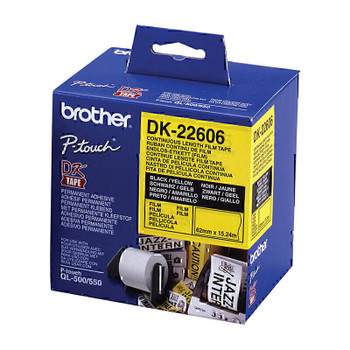Brother DK22606 Yellow Roll Main Product Image