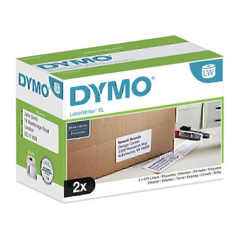 Dymo LW 102mm x 59mm White x2 Main Product Image
