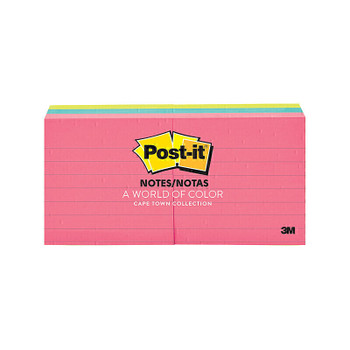 Post-It 630-6AN CT Lined 73X73 Pk6 Main Product Image