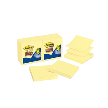 Post-It R330-12SSCY Popup Ylw Pk12 Main Product Image