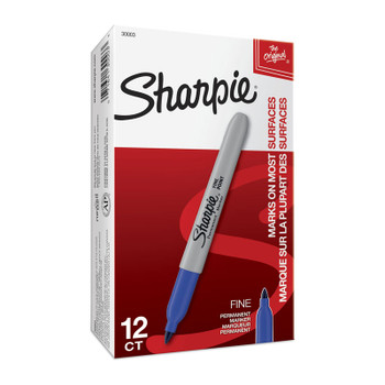 Sharpie FP PermMarker Blu Bx12 Product Image 2