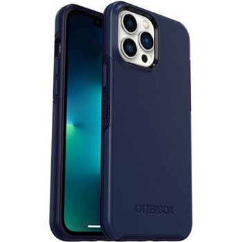 OtterBox Apple iPhone 13 Pro Max Symmetry Series+ Antimicrobial Case with MagSafe - Navy Cap (Blue) (77-83602) - 3X Military Standard Drop Protection Product Image 2