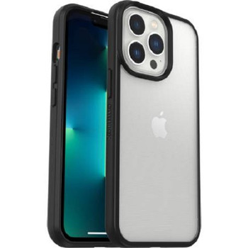 OtterBox Apple iPhone 13 Pro React Series Case - Black Crystal (Clear/Black) (77-85593) - Raised Edges Protect Screen & Camera - Ultra-Slim Main Product Image