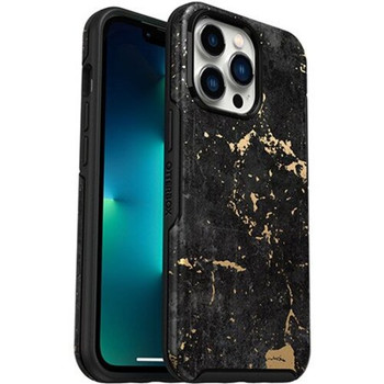 OtterBox Apple iPhone 13 Pro Symmetry Series Antimicrobial Case - Enigma Graphic (Black/Gold) (77-83576) - 3X Military Standard Drop Protection Main Product Image