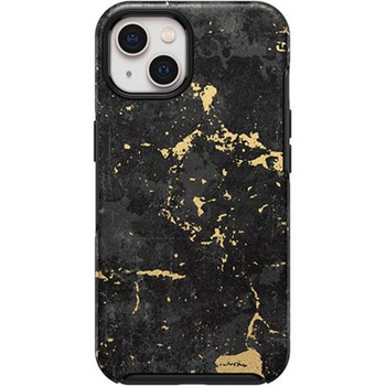 OtterBox Apple iPhone 13 Symmetry Series Antimicrobial Case - Enigma Graphic (Black/Gold) (77-85373) - 3X Military Standard Drop Protection Product Image 2