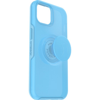 OtterBox Apple iPhone 14 Otter + Pop Symmetry Series Antimicrobial Case - You Cyan This? (Blue) (77-89708) - 3X Military Standard Drop Protection Product Image 2