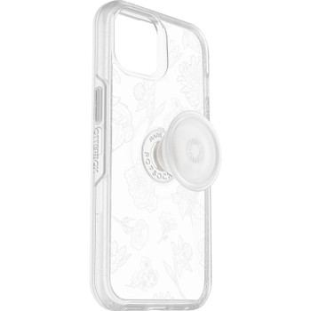 OtterBox Apple iPhone 14 Otter + Pop Symmetry Series Clear Case - Flower Of The Month (Clear) (77-89714) - 3X Military Standard Drop Protection Product Image 2