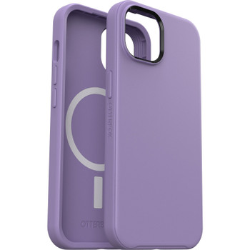 OtterBox Apple iPhone 14 Symmetry Series+ Antimicrobial Case for MagSafe - You Lilac It (Purple) (77-90742) - 3X Military Standard Drop Protection Main Product Image