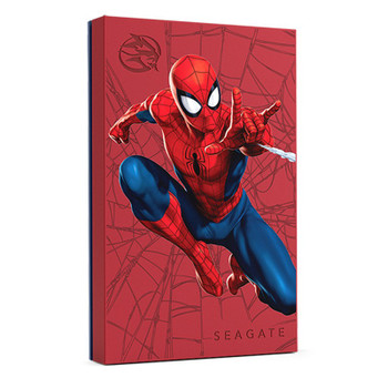 Seagate FireCuda 2TB External Hard Drive - Spider-Man Special Edition Main Product Image