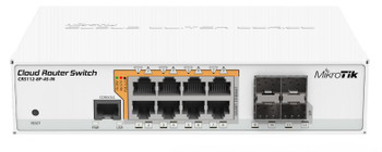 Mikrotik CRS112-8P-4S-IN Switch with POE-out RouterOS L5 Main Product Image